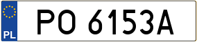 Truck License Plate